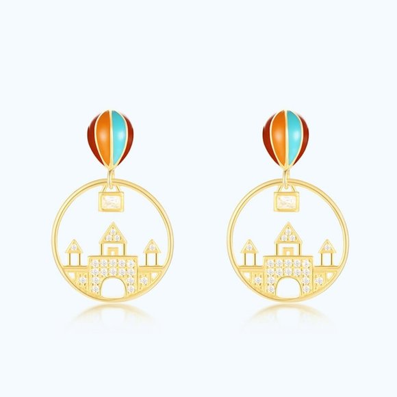 Jewelry - Hot Air Balloon Paris Earrings